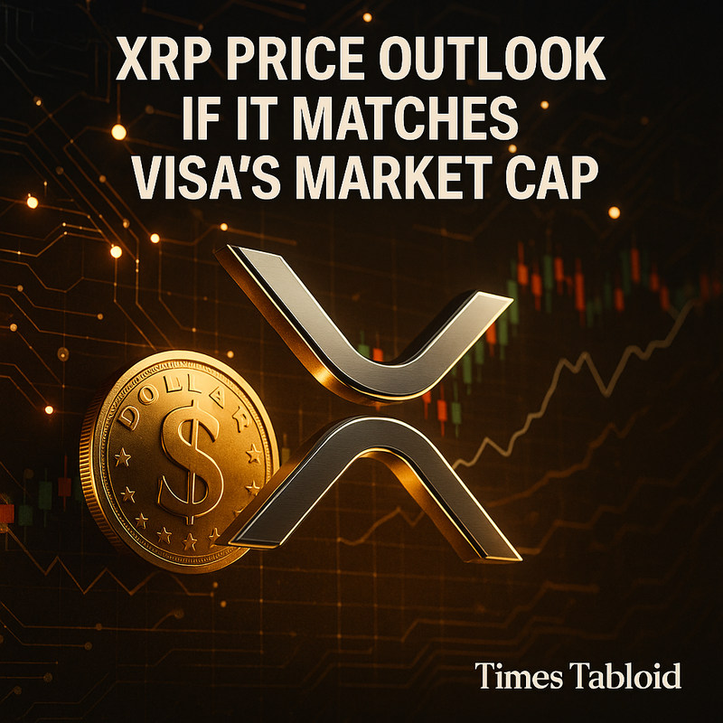 리플 XRP, 비자 시가총액에 도달할 경우 11달러 전망…기관 수요가 변수