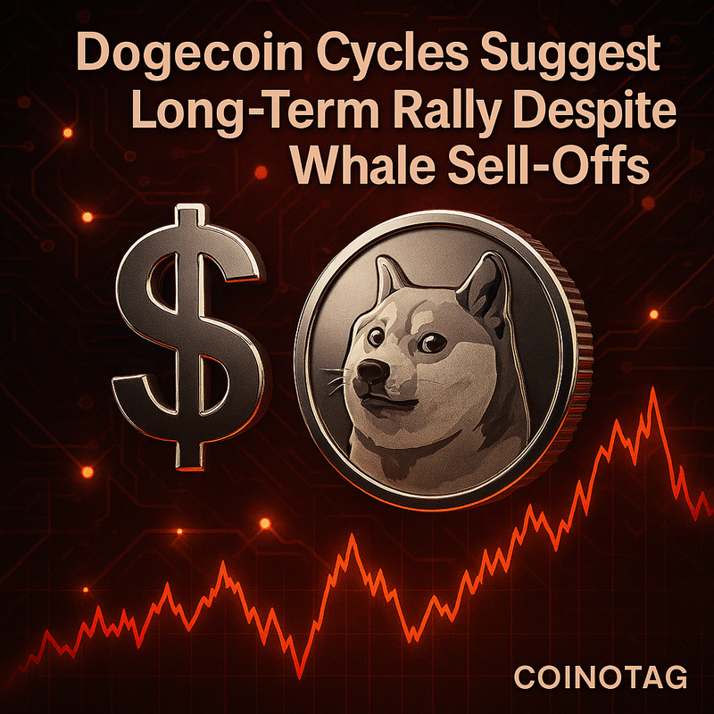 도지코인, 고래 매도에도 반복적 사이클로 장기 상승 가능성