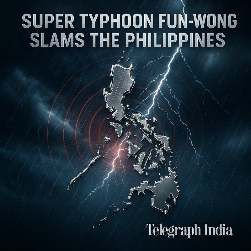 필리핀, 초강력 태풍 ‘퐁퐁’ 상륙 앞두고 90만 명 긴급 대피…전력망·항공편 마비