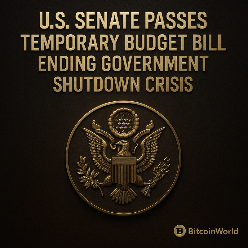 미국 상원, 임시예산안 통과로 셧다운 위기 종식