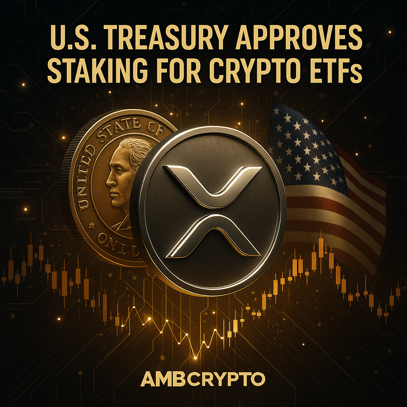 미국 재무부, 암호화폐 ETF 스테이킹 공식 허용…이더리움·솔라나 수익형 전환 전망