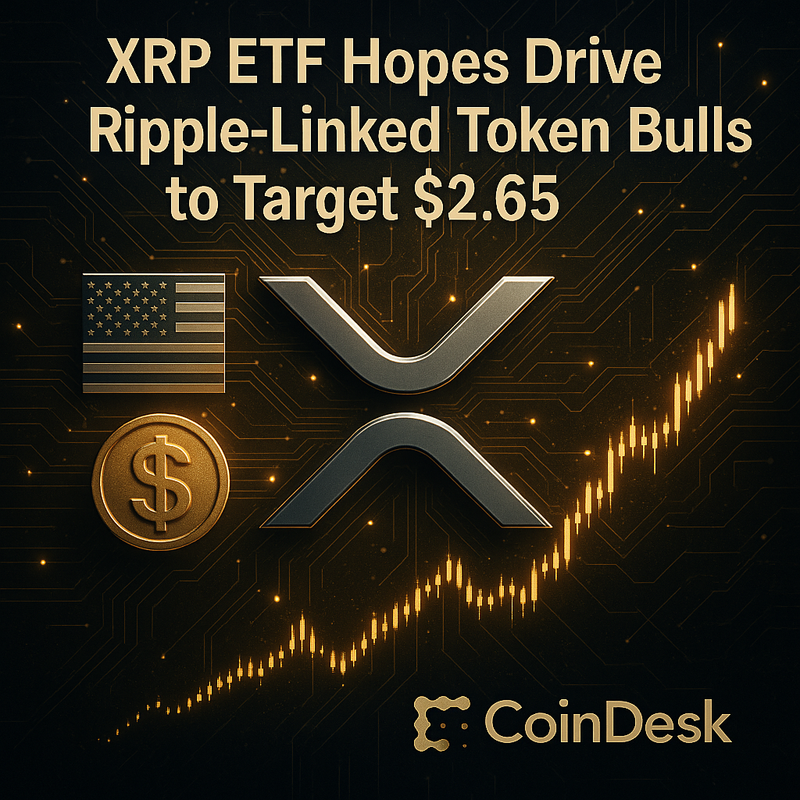 XRP ETF 기대감에 리플 XRP, 2.65달러 돌파 시도…기관 자금 유입 강화