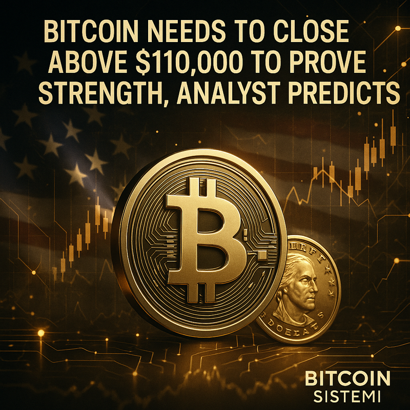 비트코인, 11만 달러 돌파해야 진정한 상승세 입증 가능