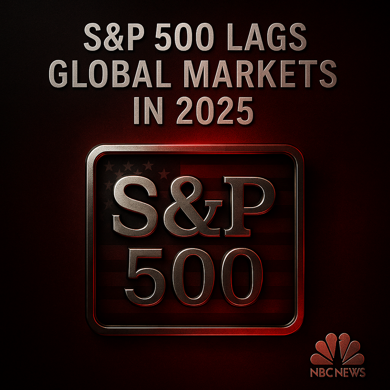 S&P500, 올해 세계 증시 수익률 41위로 밀려