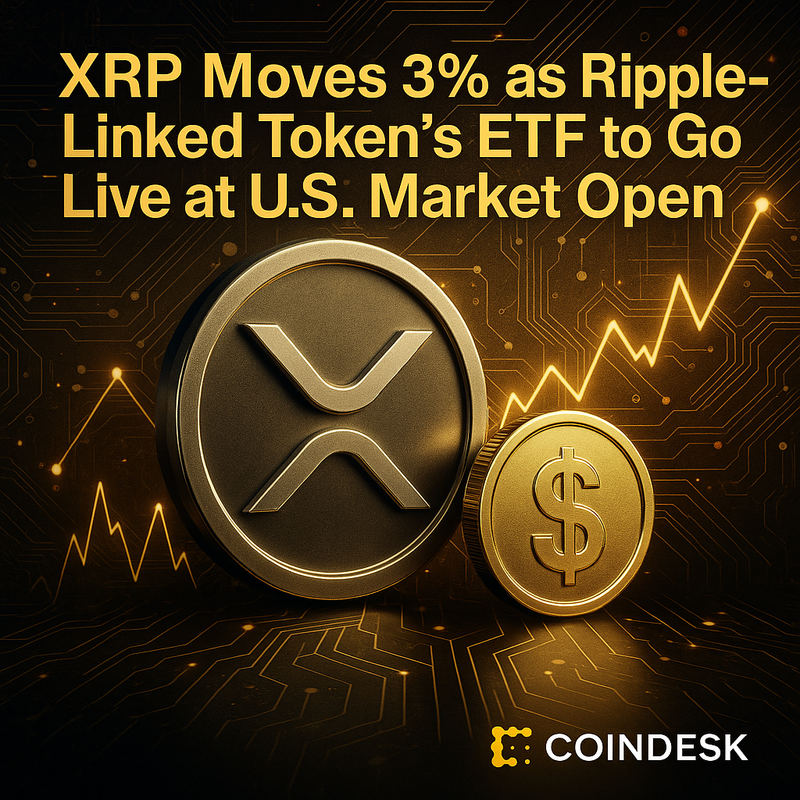 리플 XRP ETF 출범 앞두고 XRP 3% 상승…기관 유입 전망 커져