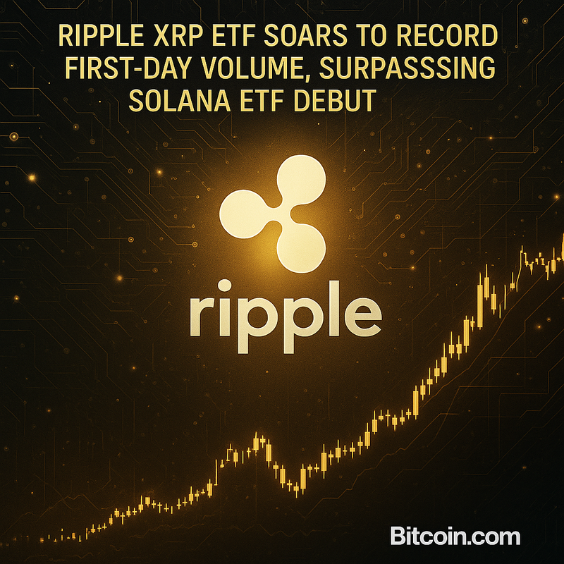 리플 XRP ETF 첫 거래일 역대급 기록…솔라나 ETF 데뷔도 앞섰다