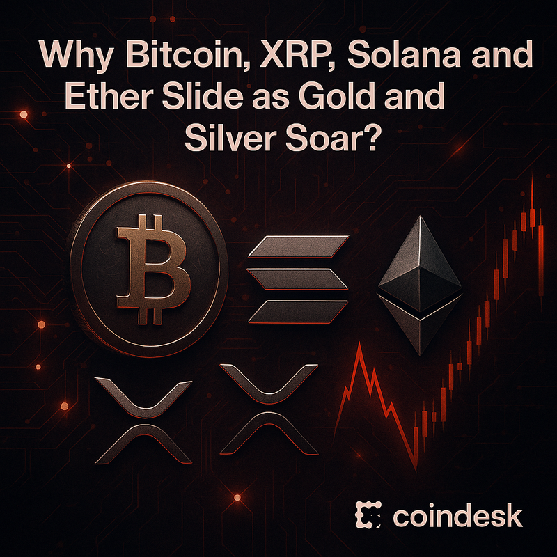 비트코인·리플 XRP·솔라나·이더리움 동반 약세…금·은 급등과 괴리 확대된 이유