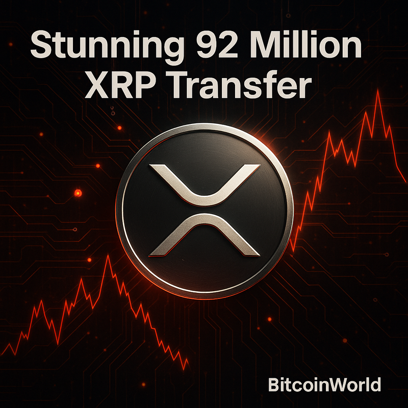 리플 XRP 9천2백만여 개 대이동…비트코인월드 “시장 변동성 확대 가능성” 분석