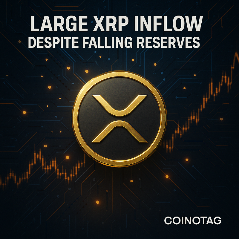 리플 XRP 대량 입금에도 거래소 보유량 감소…단기 변동성 경고와 상반된 신호