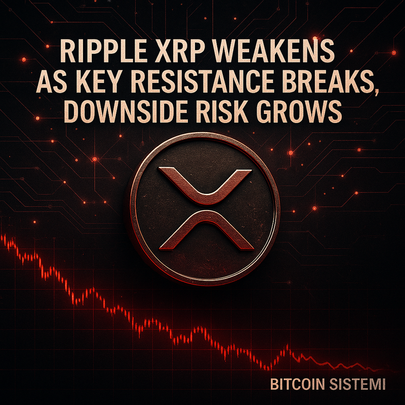 리플 XRP, 핵심 저항 무너져 단기 약세…추가 하락 위험 부각