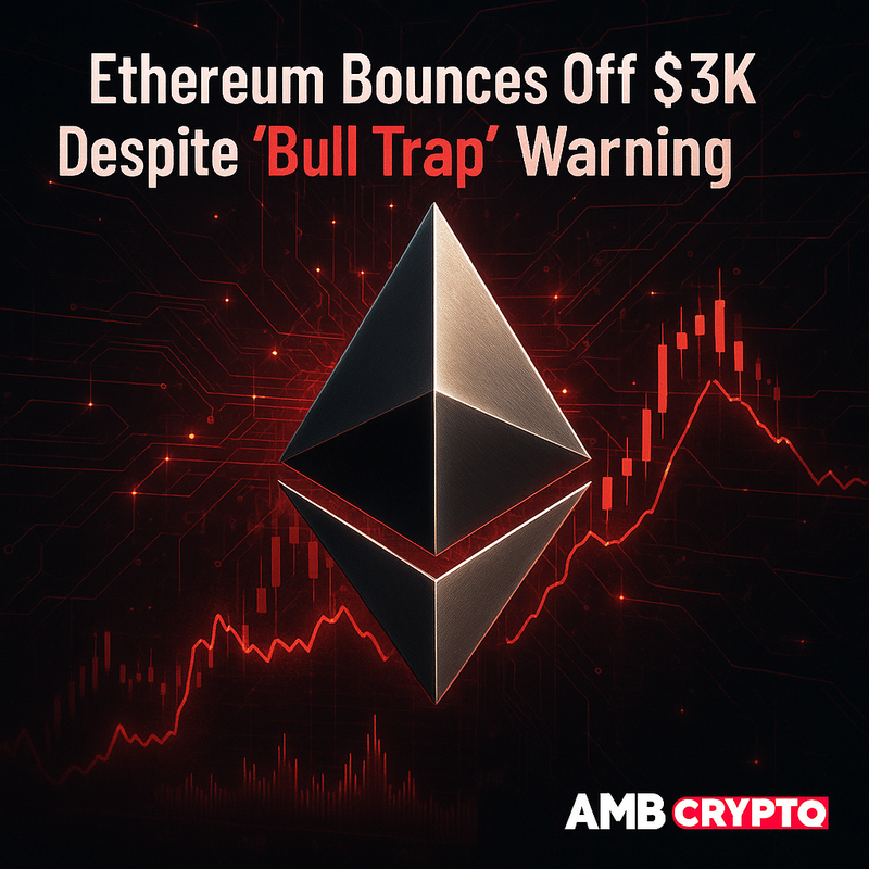 이더리움, 3천달러 반등에도 ‘불트랩’ 경고…ETF 자금 유출과 스마트머니 투매가 위험 키워