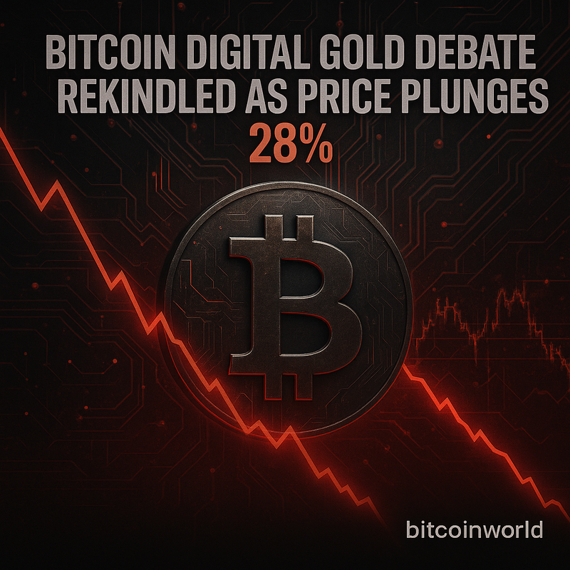비트코인 디지털 골드 논쟁 재점화…“환상에 가깝다” 비판 속 28% 급락
