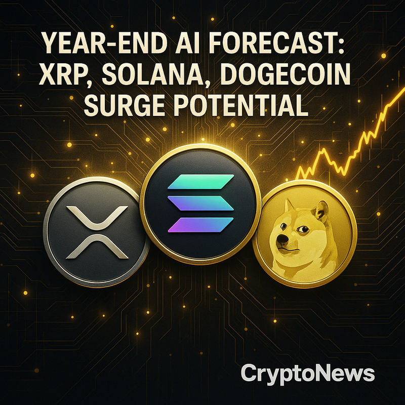 연말 AI가 전망한 리플 XRP·솔라나·도지코인 급등 가능성 주목