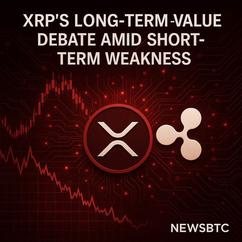리플 XRP 장기 가치 논쟁 속 단기 약세…결국 ‘이용 기반 자산’로 재평가 관측