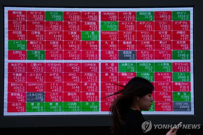 닛케이, 엔비디아 호실적에 장중 4.2% 급등…5만 선 회복