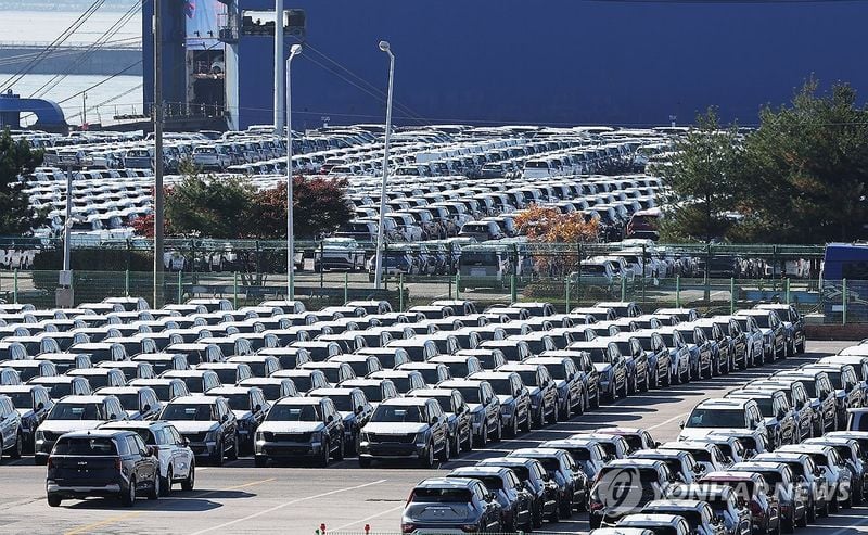 대미 관세·조업차질 직격탄 10월 車수출 둔화→친환경차가 버팀목