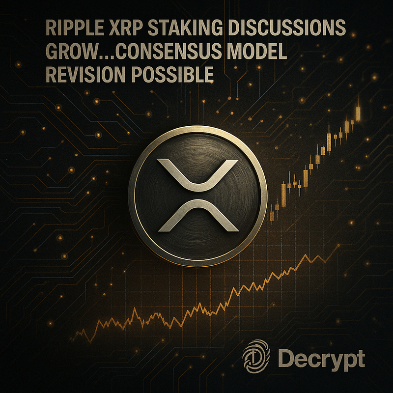 리플 XRP 스테이킹 논의 확산…합의모델 수정 가능성 부상