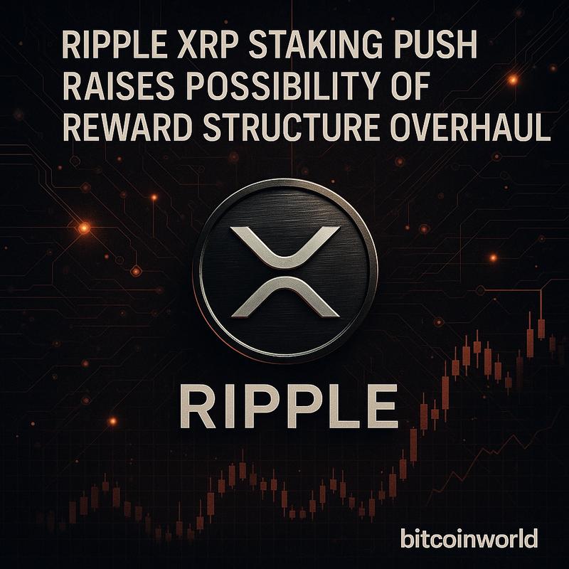 리플 XRP 스테이킹 추진 논의…보상 구조 개편 가능성 제기