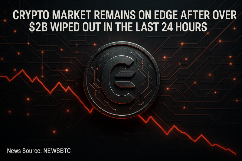 암호화폐 시장, 24시간 새 20억 달러 청산…변동성 위험 다시 부각