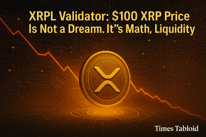 XRPL 밸리데이터 “리플 XRP 100달러 가능성은 수학·유동성 기반” 주장… 장기 전망 논쟁 확산
