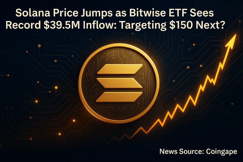 솔라나 ETF 자금 유입 확대 속 150달러 저항 시험