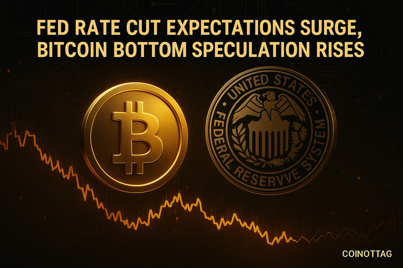 미 연준 금리 인하 기대 급등…비트코인 단기 바닥론 부상