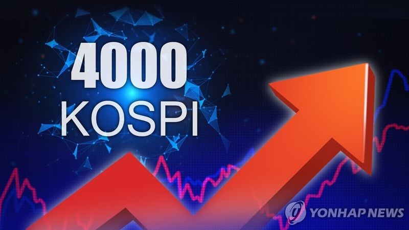 코스피, 장 초반 4,000선 회복…5거래일 만에 반등 흐름