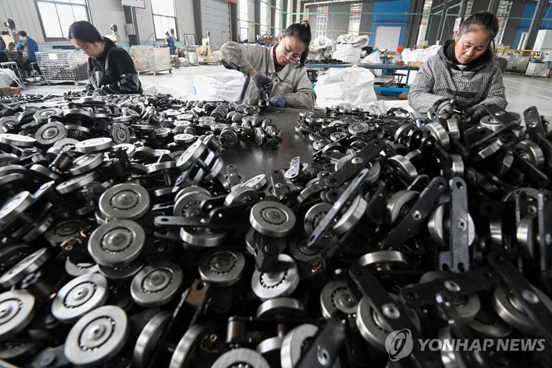 中 10월 공업이익 5.5% 감소 전환…두 달 호조 뒤 내수·수출 부진 영향