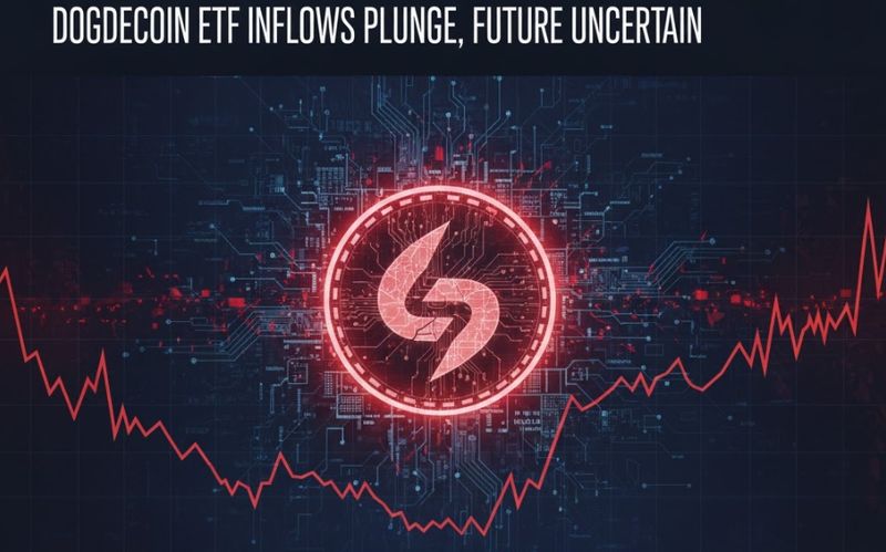 도지코인 ETF 유입 급감, 월스트리트 관심 식었나