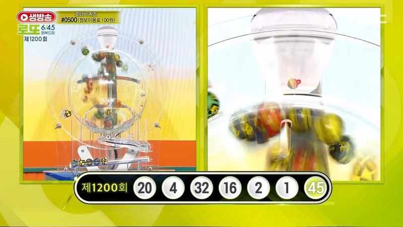 제1200회 로또당첨번호