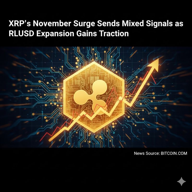 리플 XRP, 혼재된 신호 속 11월 상승 마감…RLUSD 확장 주목