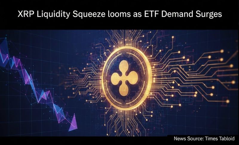 리플 XRP, ETF 수요 증가에 유동성 급감 가능성 분석
