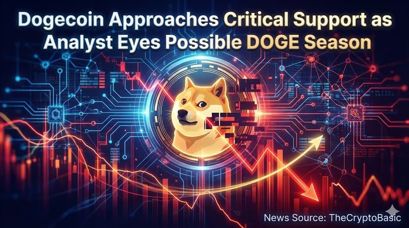 도지코인, 주요 지지선 테스트 중…추가 하락 가능성