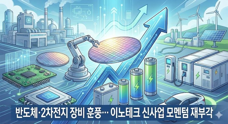 [특징주 분석] 반도체·2차전지 장비 훈풍… 이노테크 신사업 모멘텀 재부각