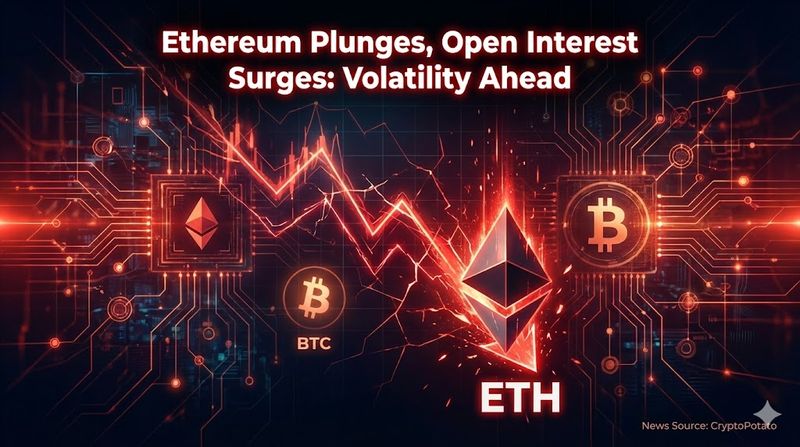 이더리움 2800달러 급락에도 선물 미결제약정 급증하며 변동성 예고