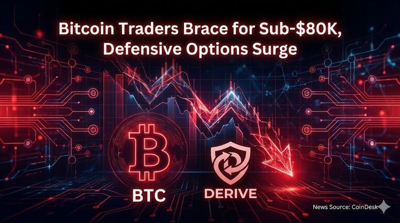 비트코인 8만달러 붕괴 대비 확산…옵션시장 방어적 움직임