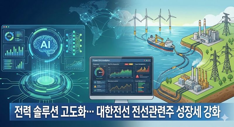 [특징주 분석] 전력 솔루션 고도화… 대한전선 전선관련주 성장세 강화