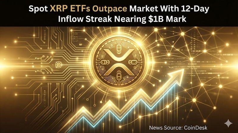 리플 XRP 현물 ETF 12일 연속 순유입…누적 8억4490만 달러