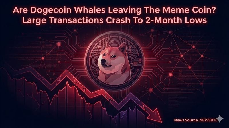 도지코인 고래 거래 2개월래 최저…대형 투자자 이탈 우려