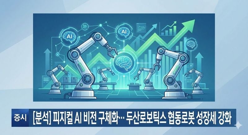 [분석] 피지컬 AI 비전 구체화… 두산로보틱스 협동로봇 성장세 강화
