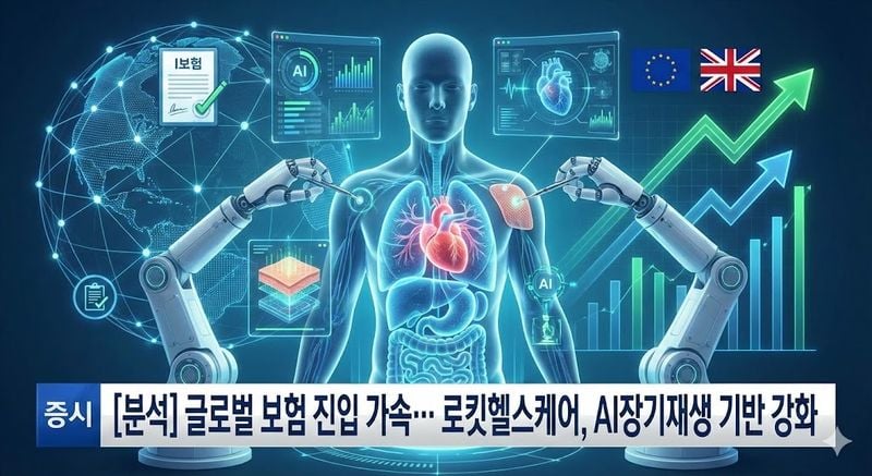[분석] 글로벌 보험 진입 가속… 로킷헬스케어, AI장기재생 기반 강화