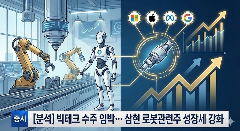[분석] 빅테크 수주 임박… 삼현 로봇관련주 성장세 강화