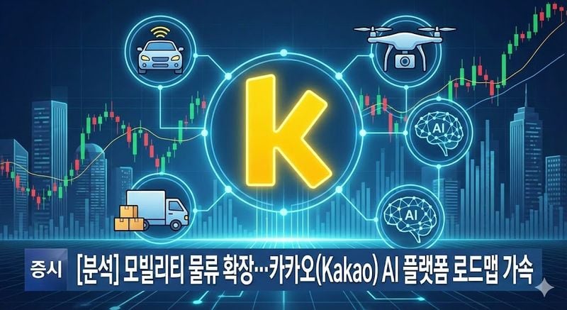 [분석] 모빌리티 물류 확장... 카카오(Kakao) AI 플랫폼 로드맵 가속