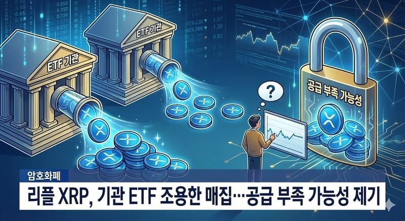 리플 XRP, 기관 ETF 조용한 매집…공급 부족 가능성 제기