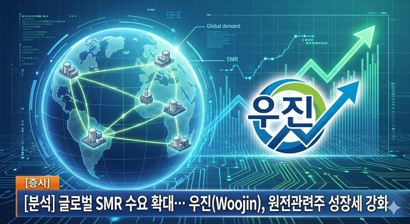 [분석] 글로벌 SMR 수요 확대… 우진, 원전관련주 성장세 강화