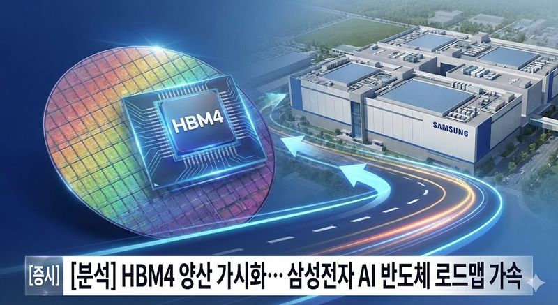 [분석] HBM4 양산 가시화… 삼성전자 AI 반도체 로드맵 가속