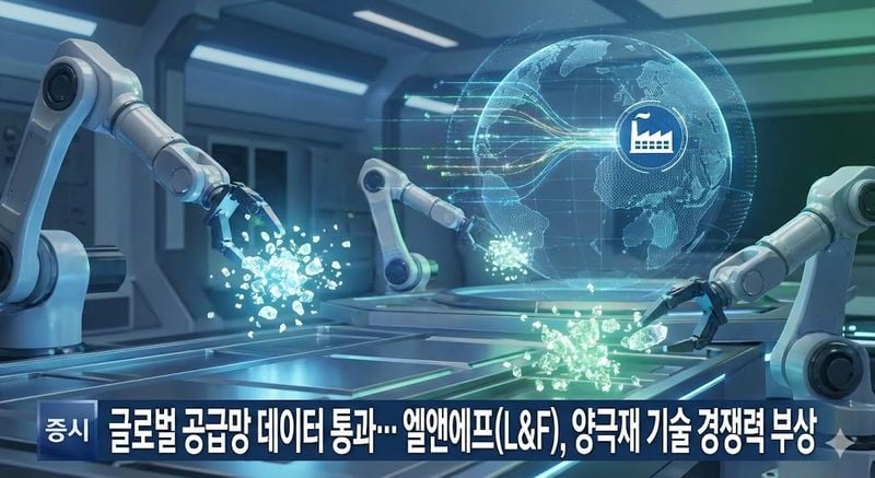 [분석] 글로벌 공급망 데이터 통과… 엘앤에프(L&F), 양극재 기술 경쟁력 부상