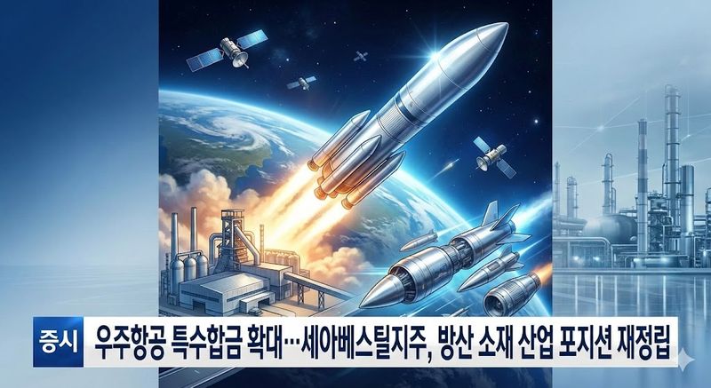 [분석] 우주항공 특수합금 확대… 세아베스틸지주, 방산 소재 산업 포지션 재정립