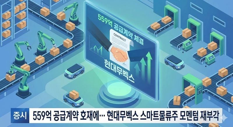 [분석] 559억 공급계약 호재에… 현대무벡스 스마트물류주 모멘텀 재부각