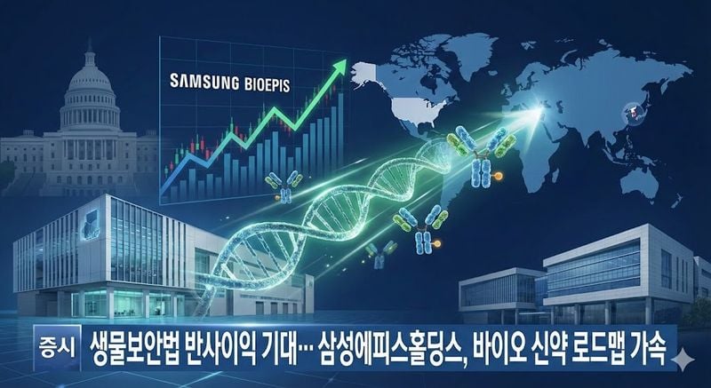 [분석] 생물보안법 반사이익 기대… 삼성에피스홀딩스, 바이오 신약 로드맵 가속